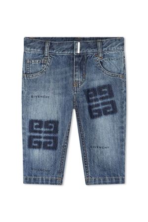 blue cotton jeans GIVENCHY KIDS | H30208Z03